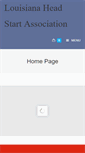 Mobile Screenshot of louisianaheadstart.org